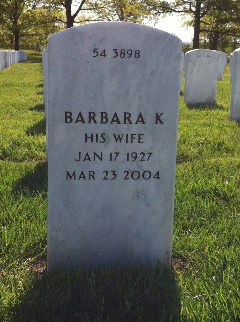 Back of headstone — Alfred Grubbs