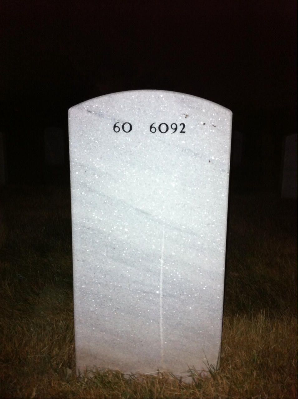 Back of headstone — James Redenbach