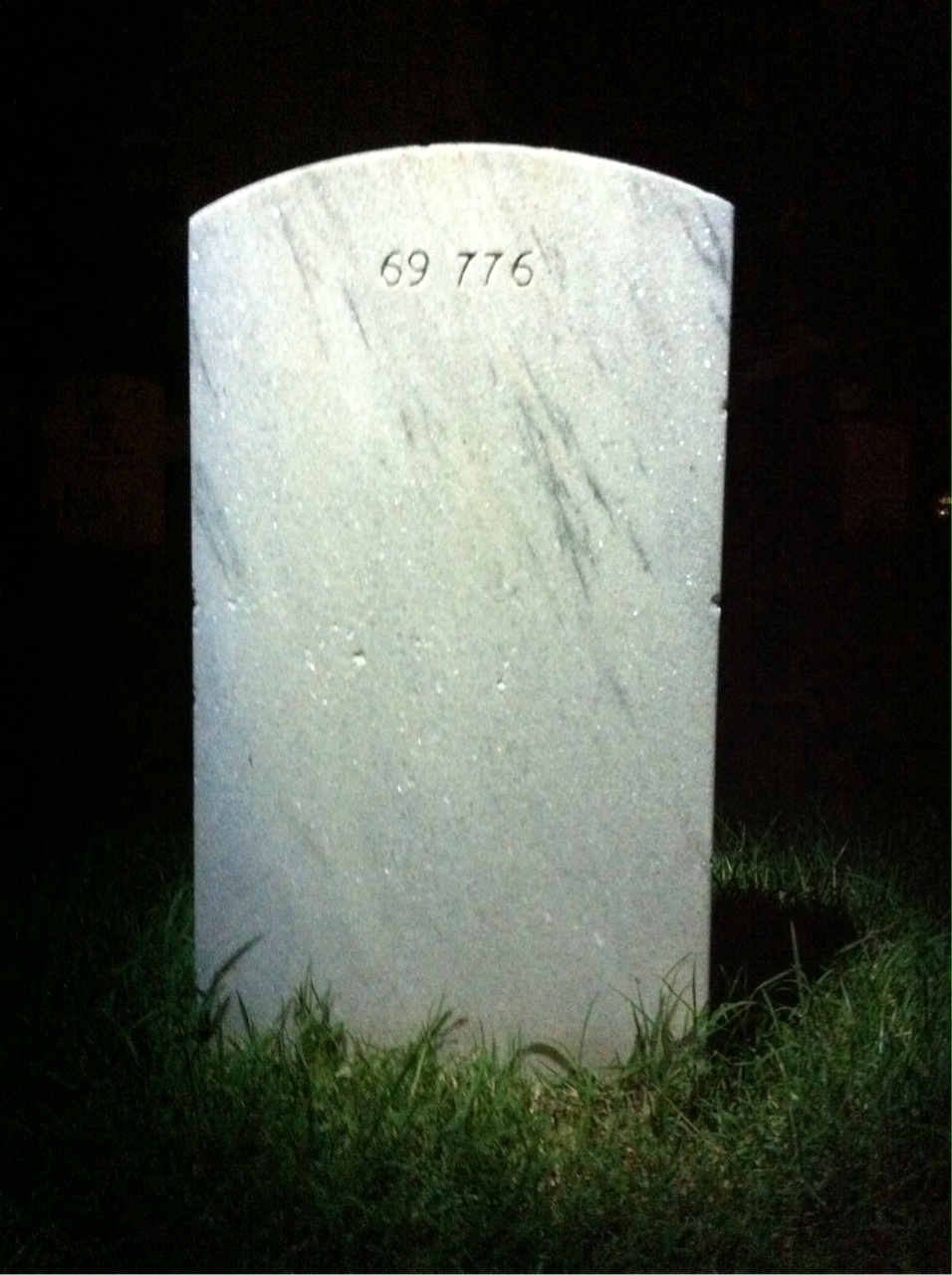 Back of headstone — Timothy Othell Poland