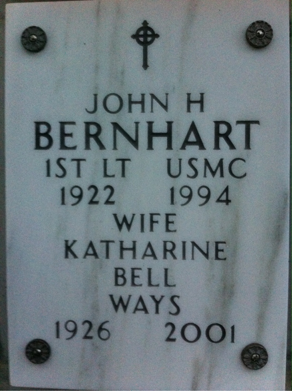 John H Bernhart