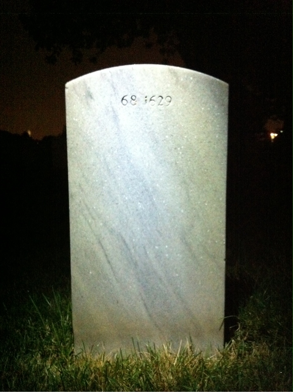Back of headstone — Jorge C Delgado