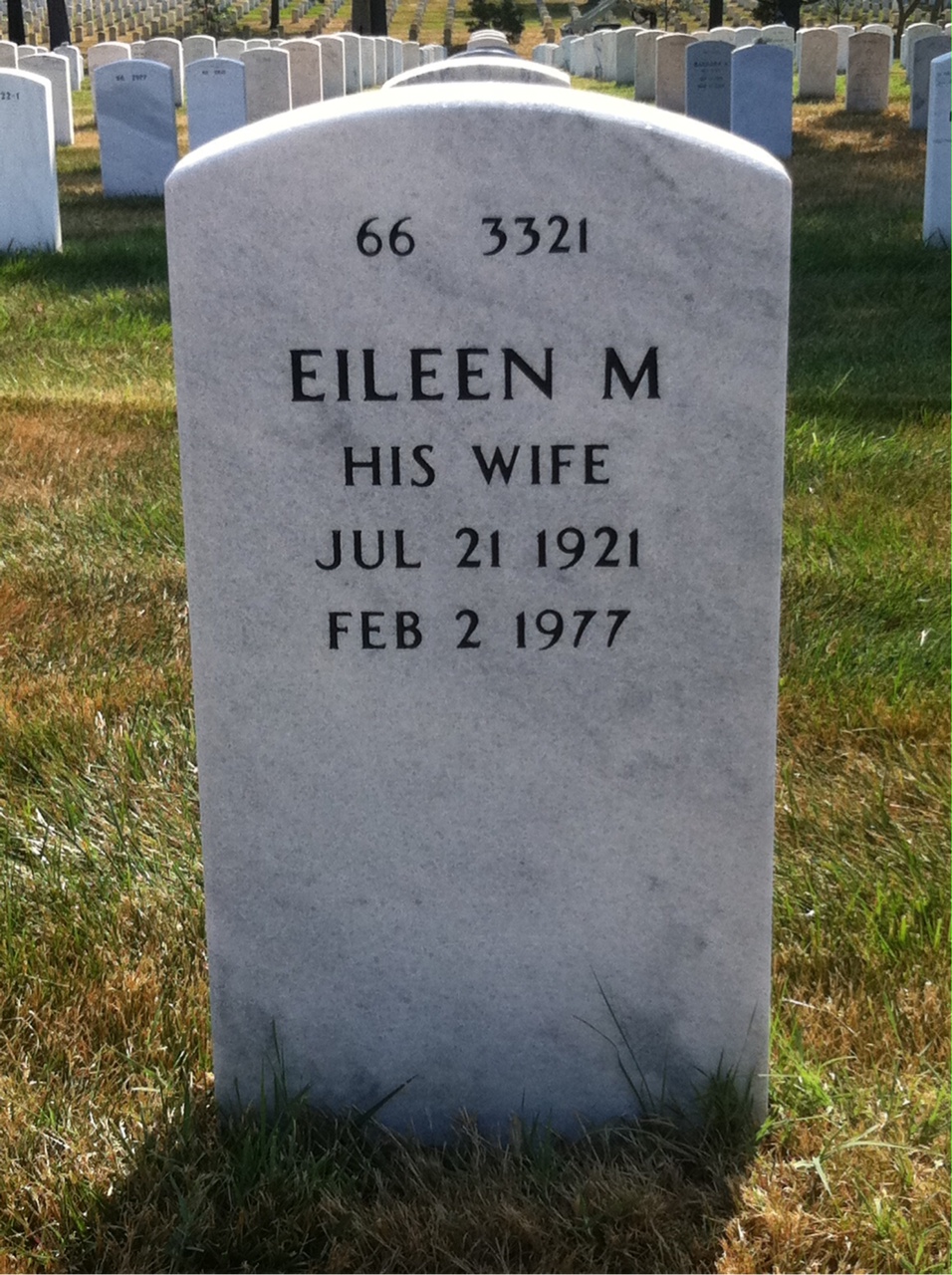 Back of headstone — Philip Piel
