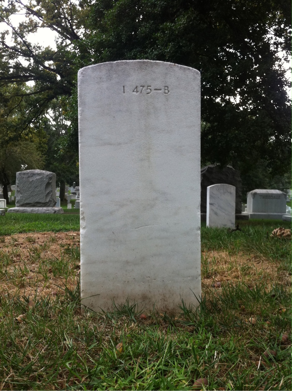 Back of headstone — Agnes Perry