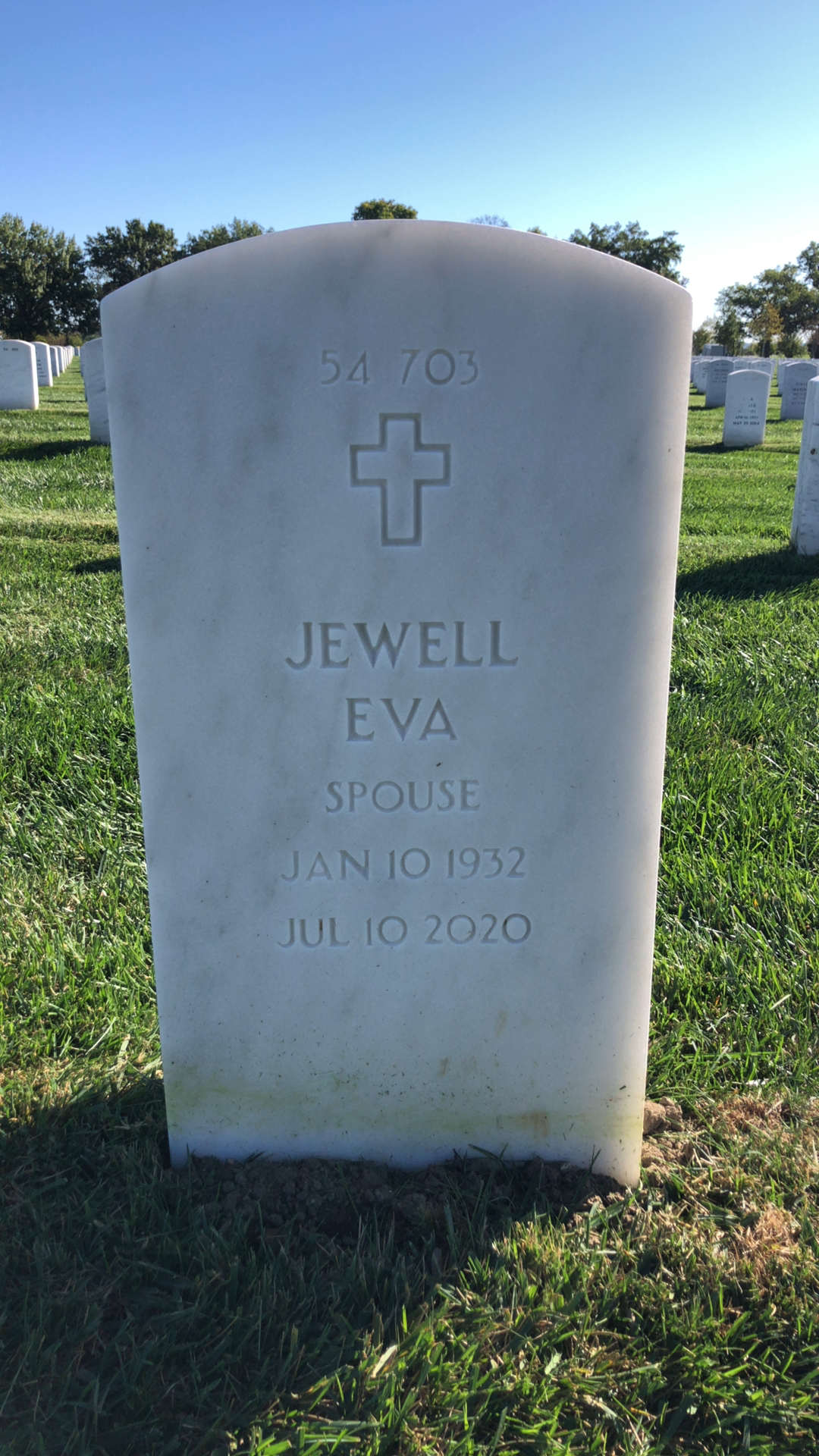 Back of headstone — Robert Mcnanley