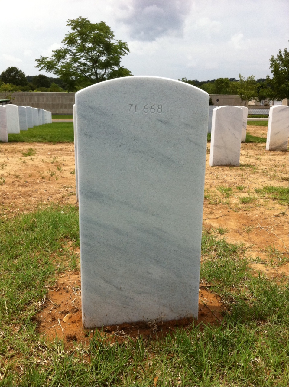 Back of headstone — Terry Allyn Stepp