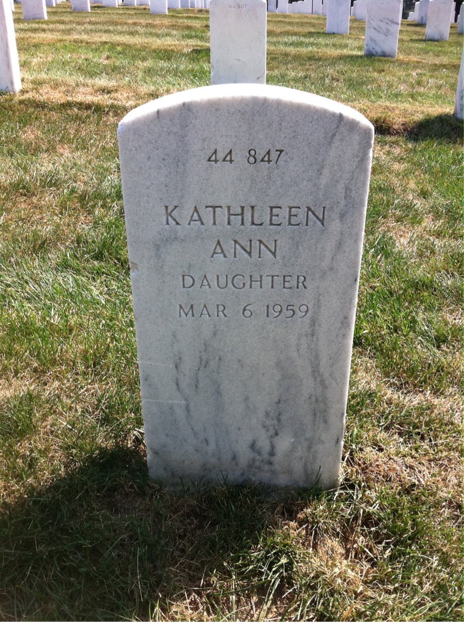 Back of headstone — Richard Morris