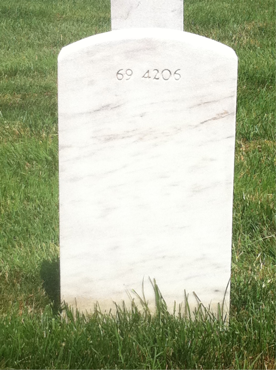 Back of headstone — Gladys Mitchell