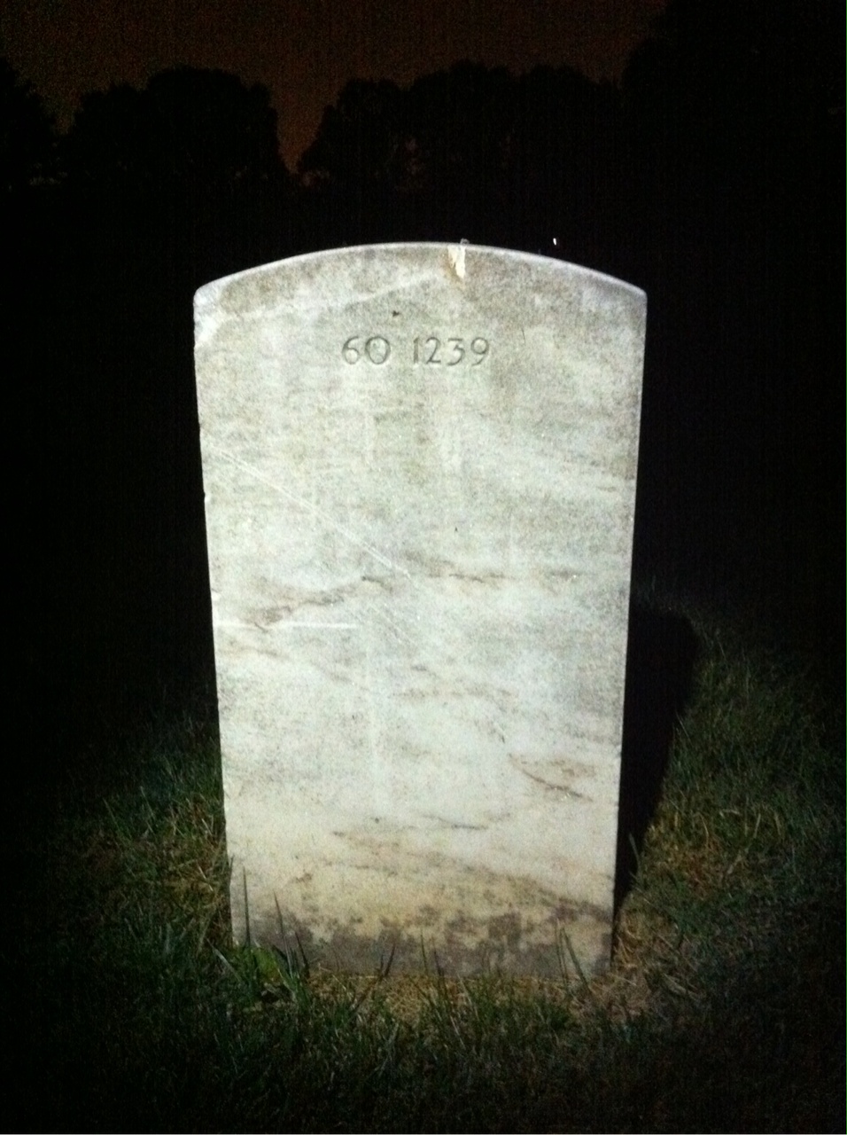 Back of headstone — Vincent John Nuccio