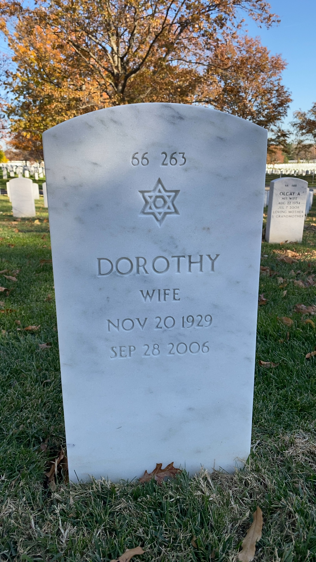 Back of headstone — Herman Bornstein