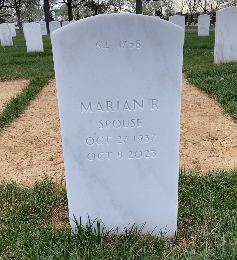 Back of headstone — Grant Minnifield