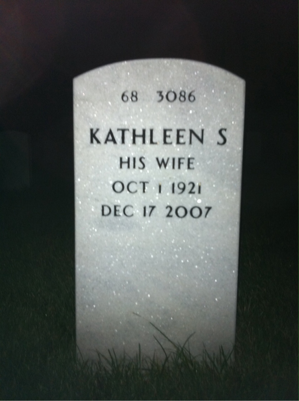 Back of headstone — Edward Murray