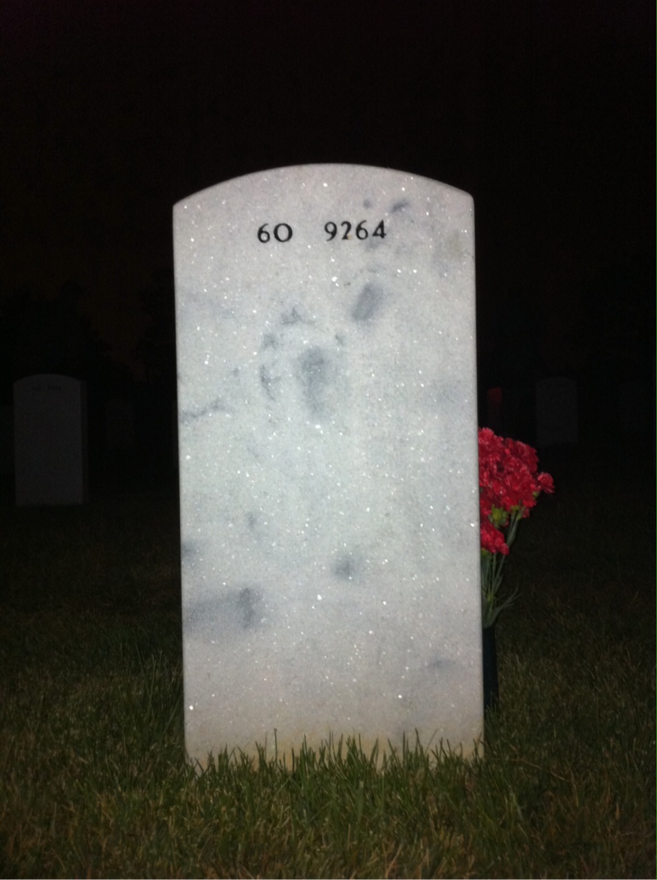 Back of headstone — Ronald Ariel Rodriguez