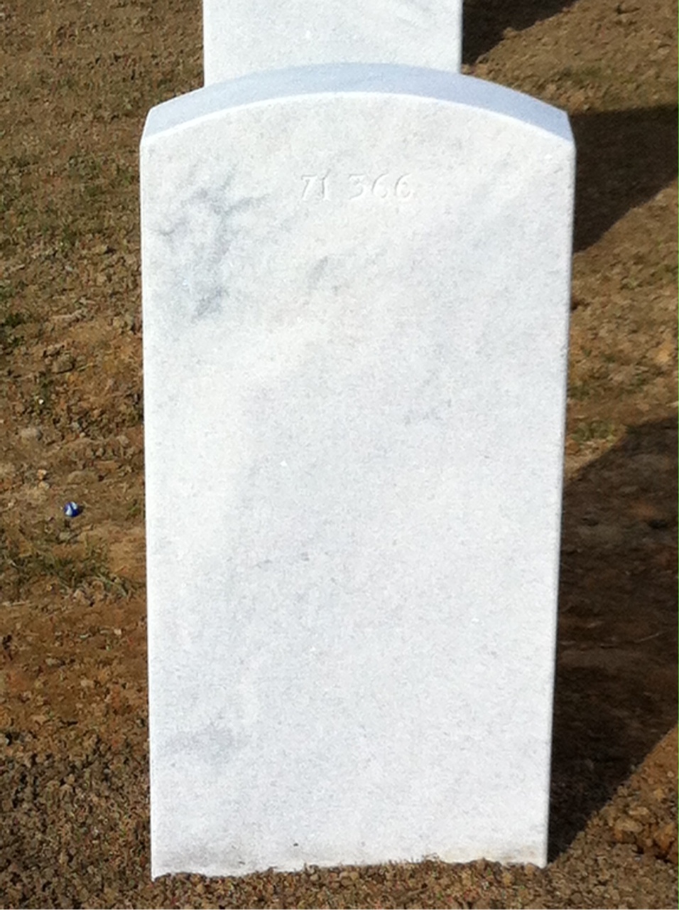 Back of headstone — Daniel Murphy
