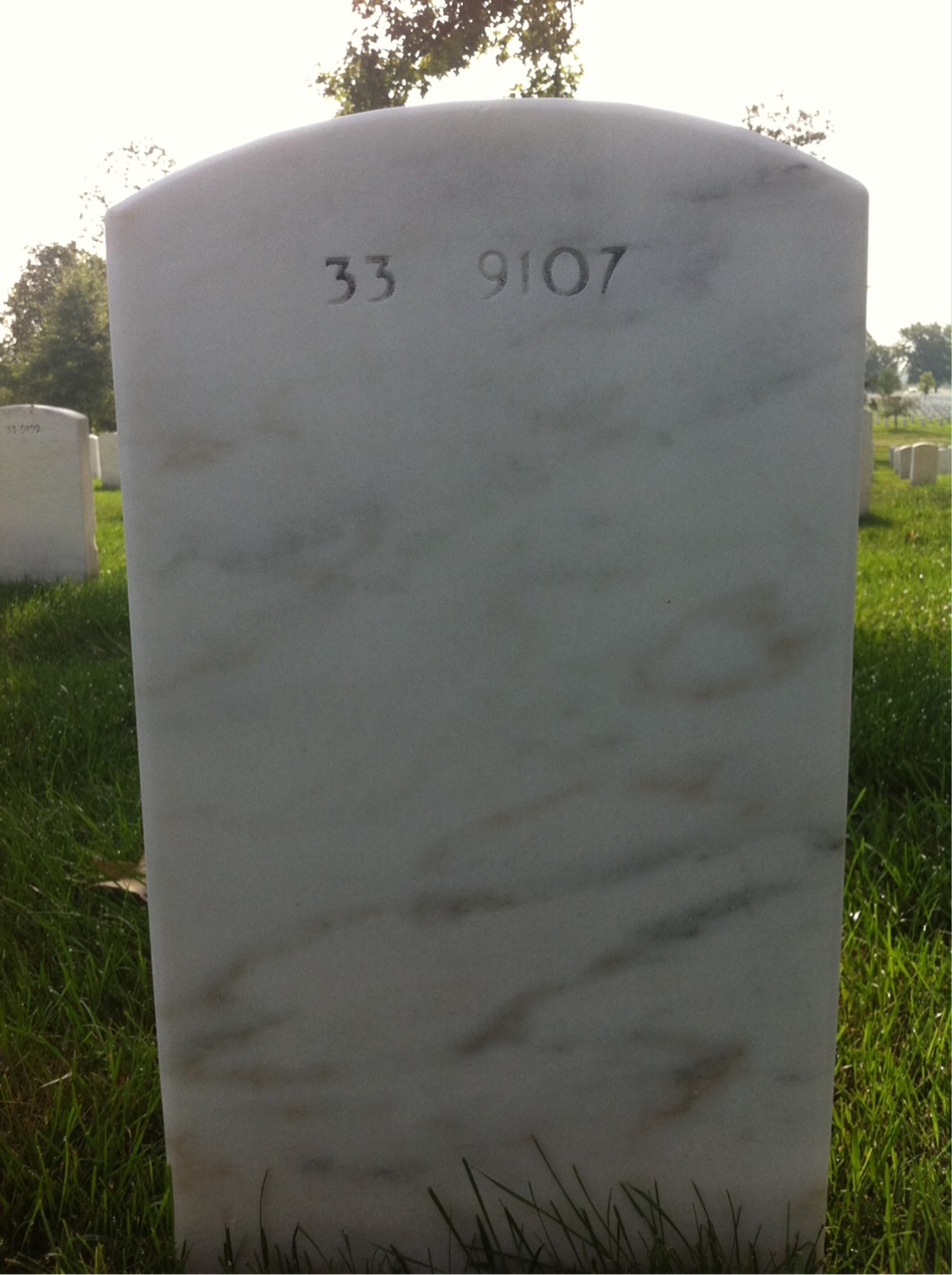 Back of headstone — James Boyd