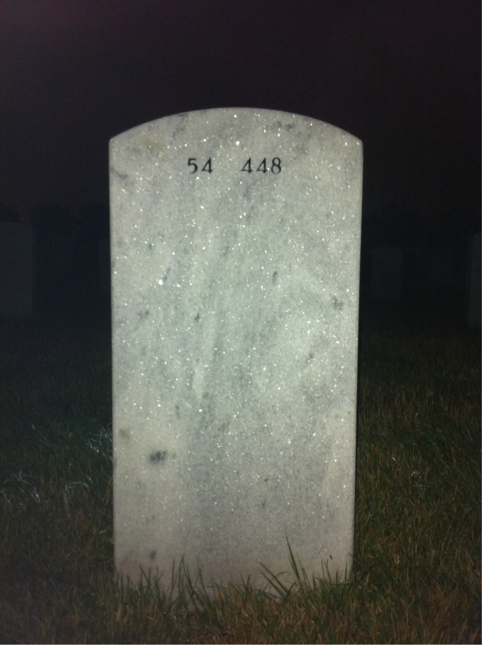 Back of headstone — Clayton Brooks