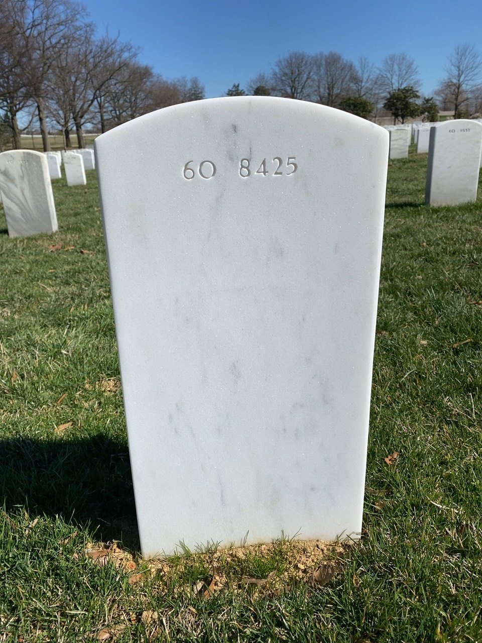 Back of headstone — Christopher Riviere
