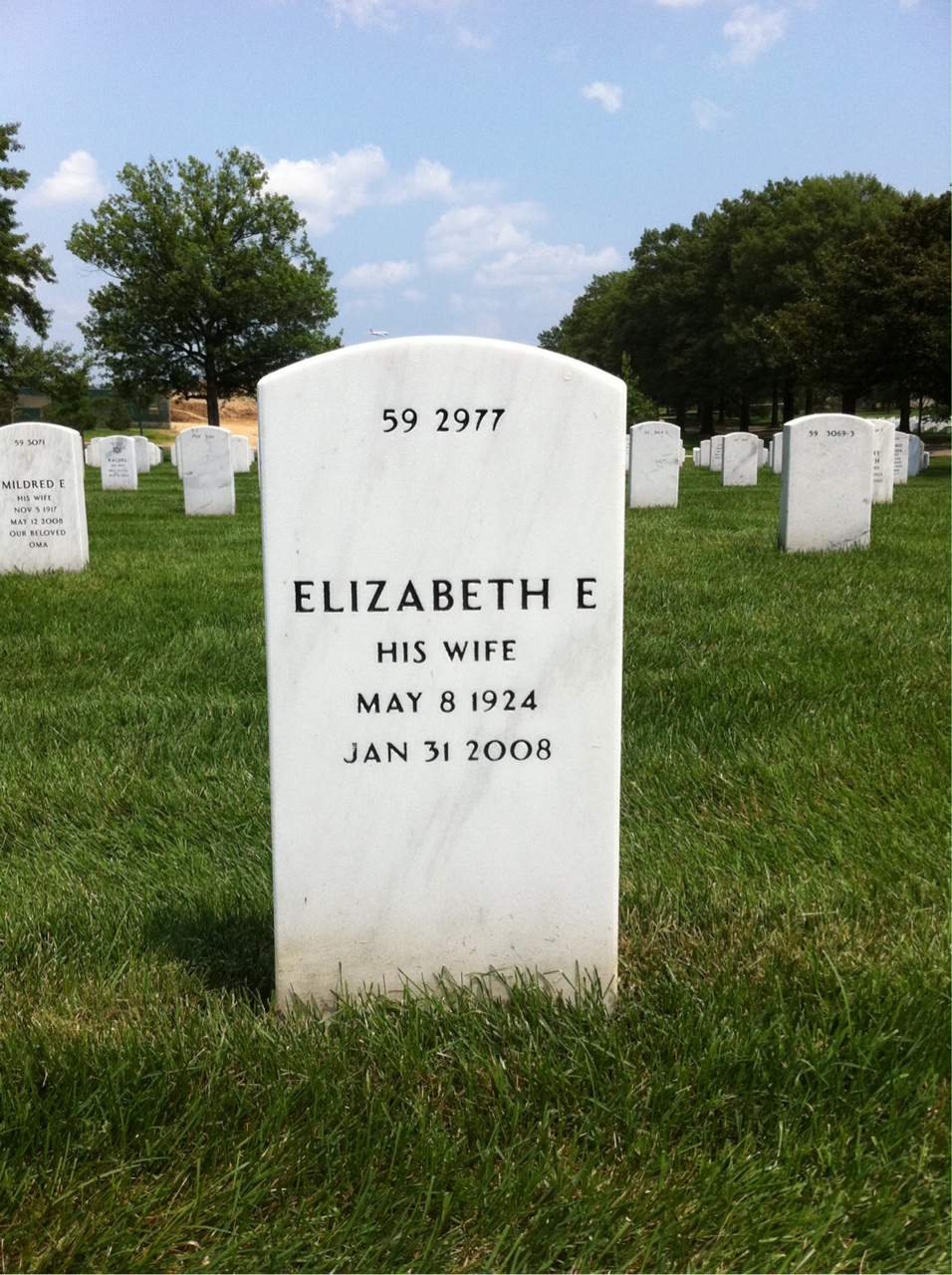 Back of headstone — Francis Cooch