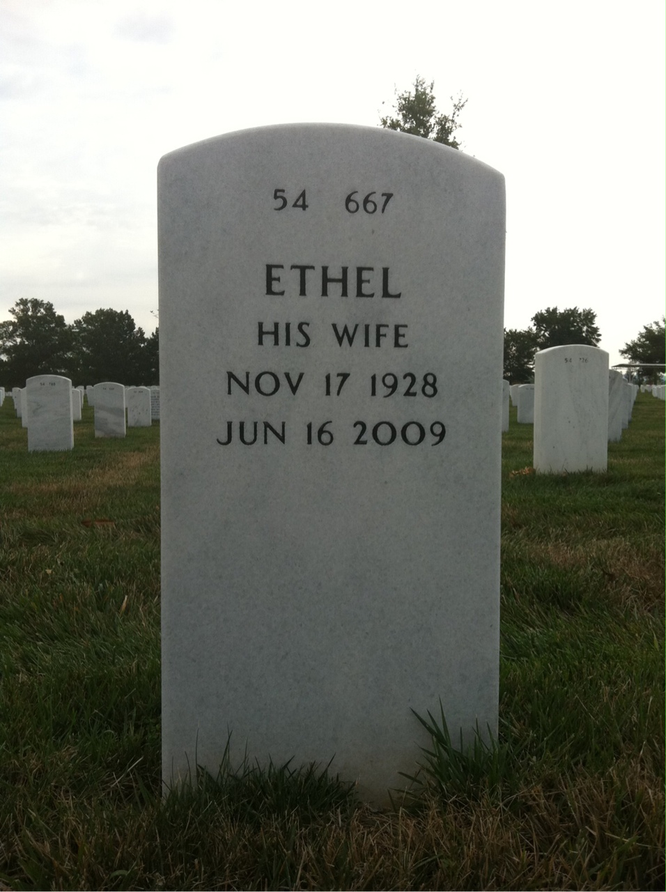 Back of headstone — William Schorkopf