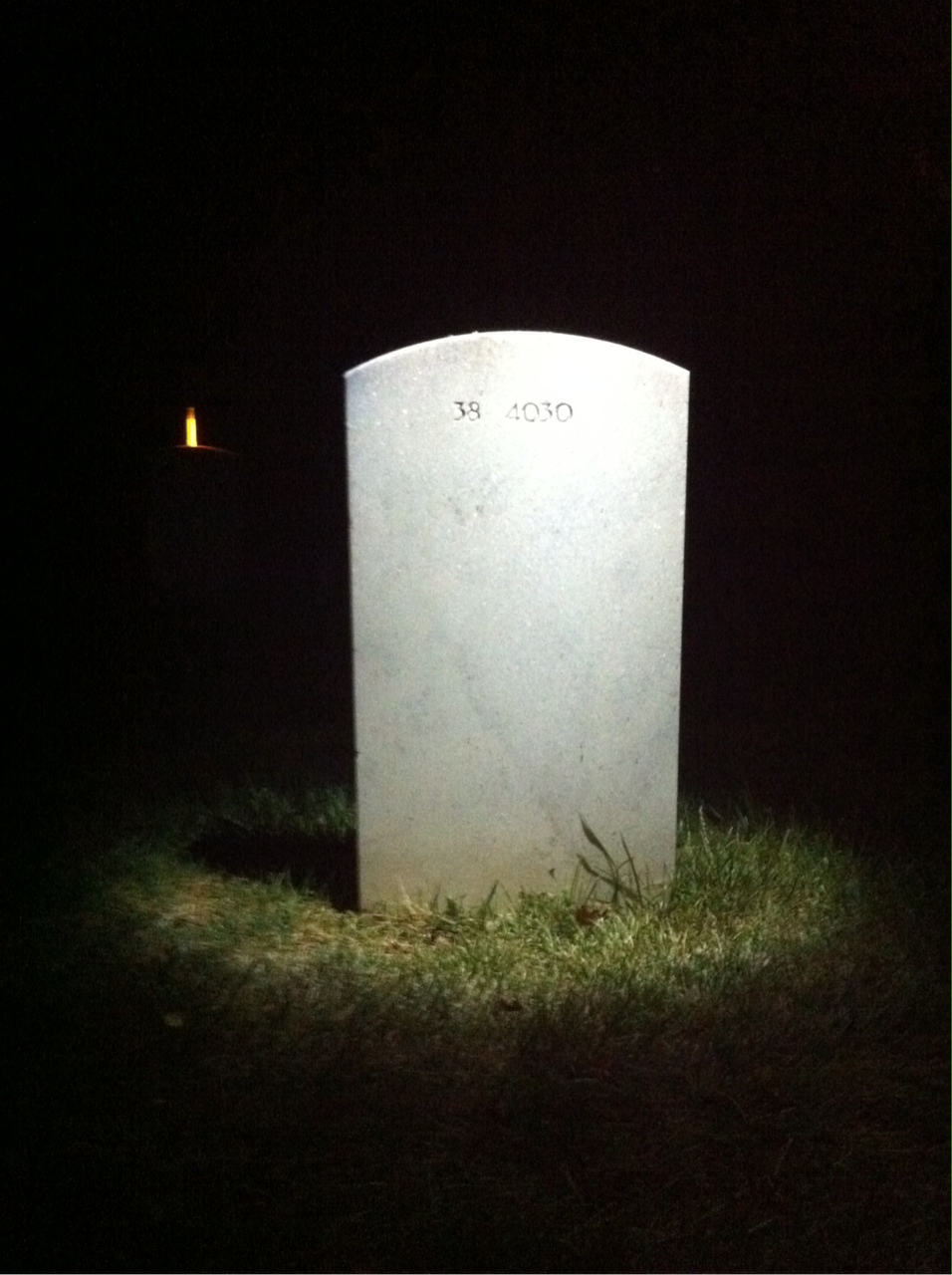 Back of headstone — Charles Murphy