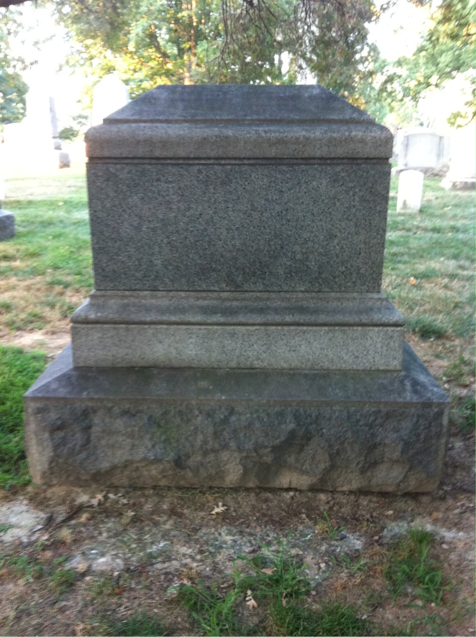 Back of headstone — Mary Murphy