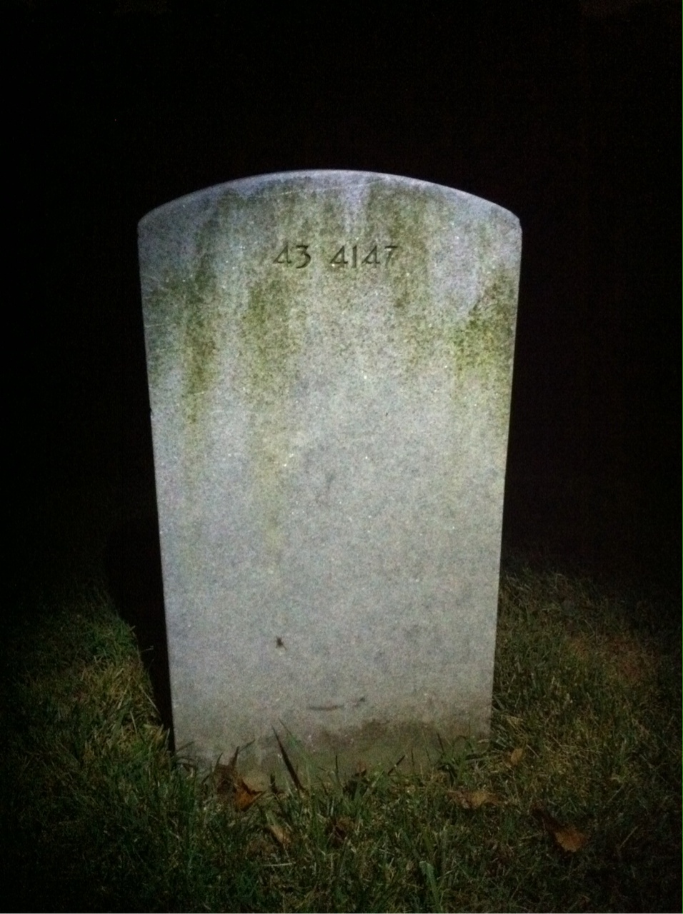 Back of headstone — Catherine Atwood