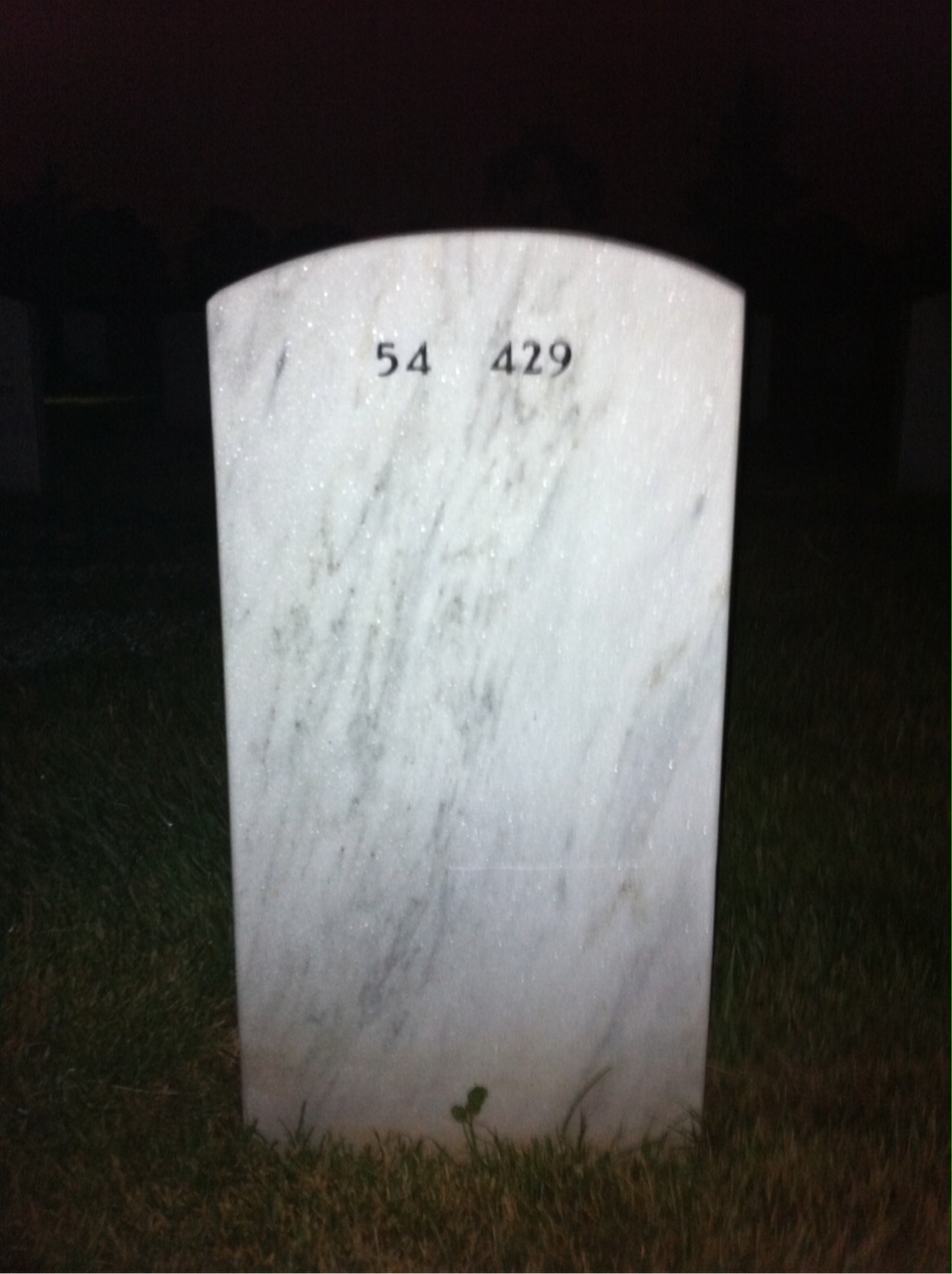 Back of headstone — John Kettenhofen