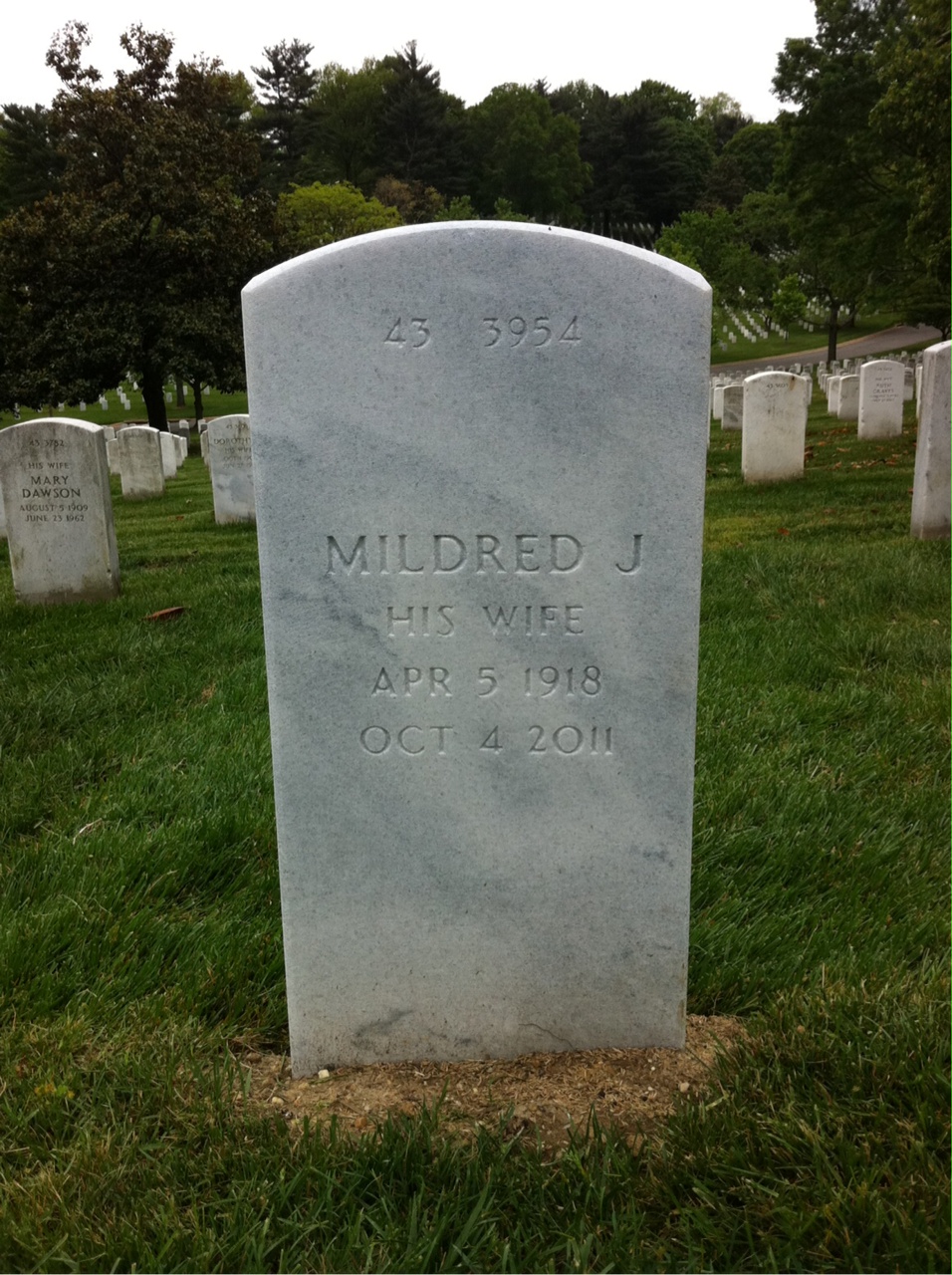 Back of headstone — William Miller