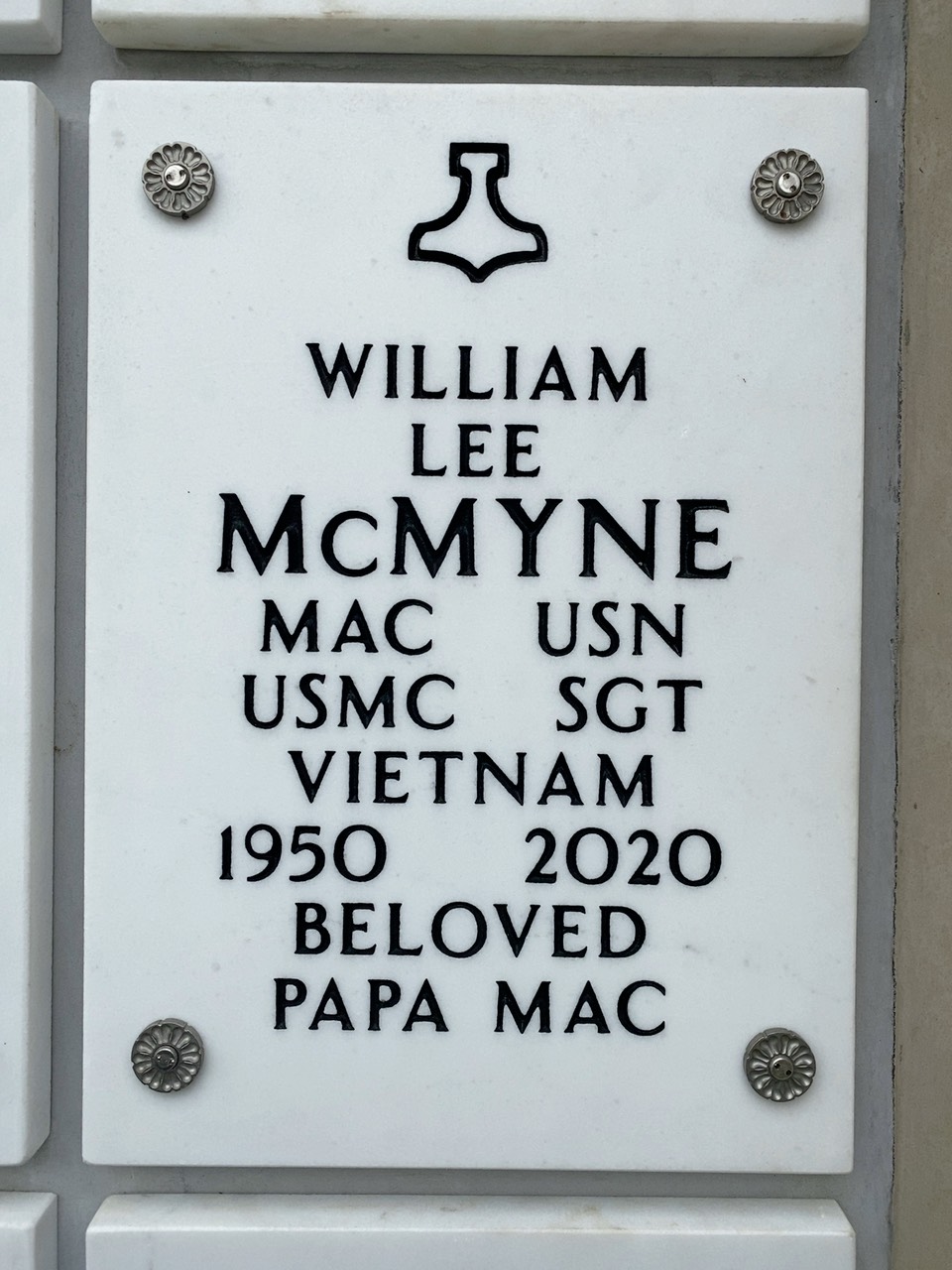 William Lee Mcmyne