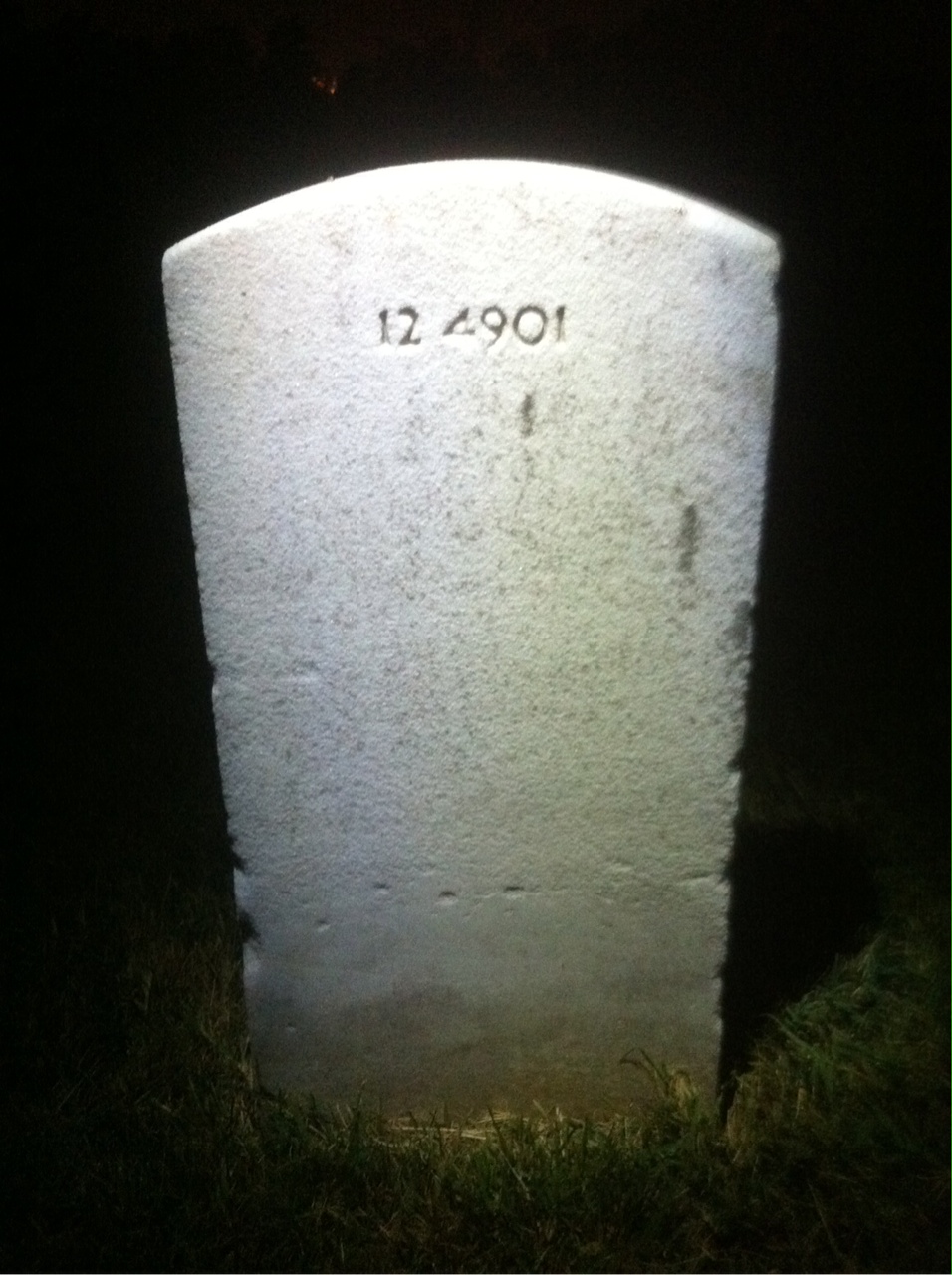 Back of headstone — Kathleen Milosevic
