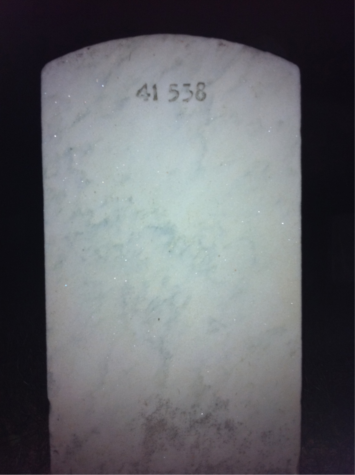 Back of headstone — Betty Cordova