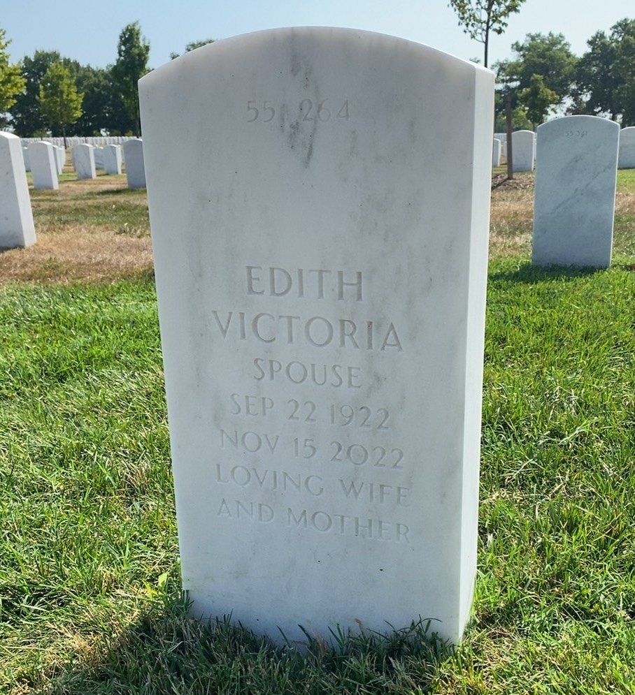 Back of headstone — Wade Bailey