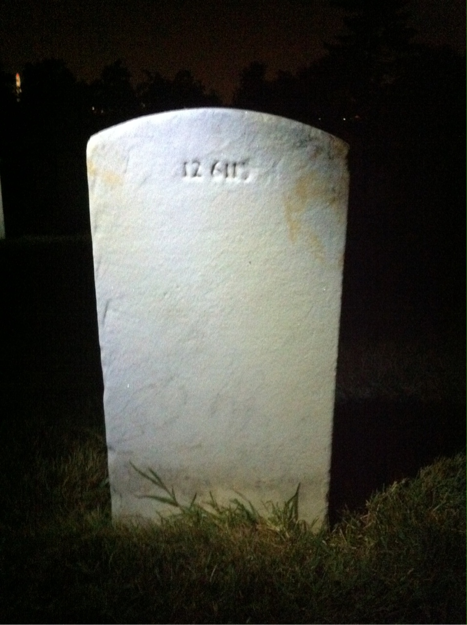 Back of headstone — Michael Balzer
