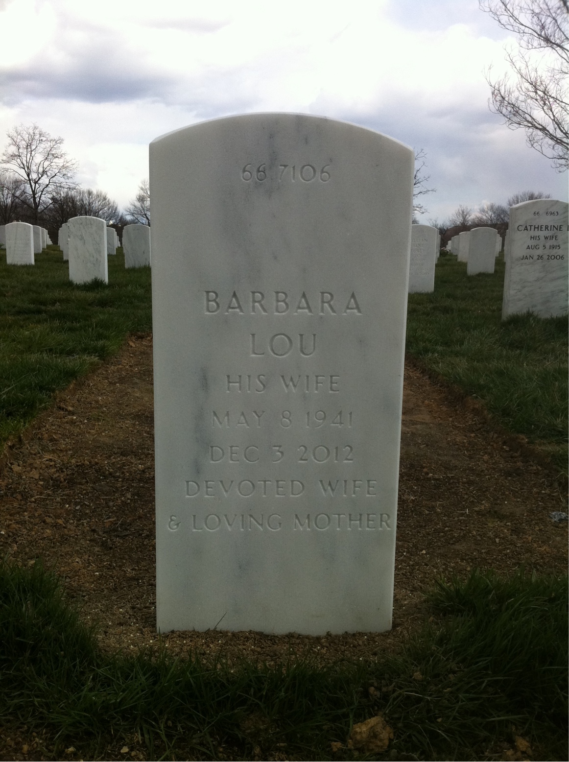 Back of headstone — Samuel Raymond Gossett