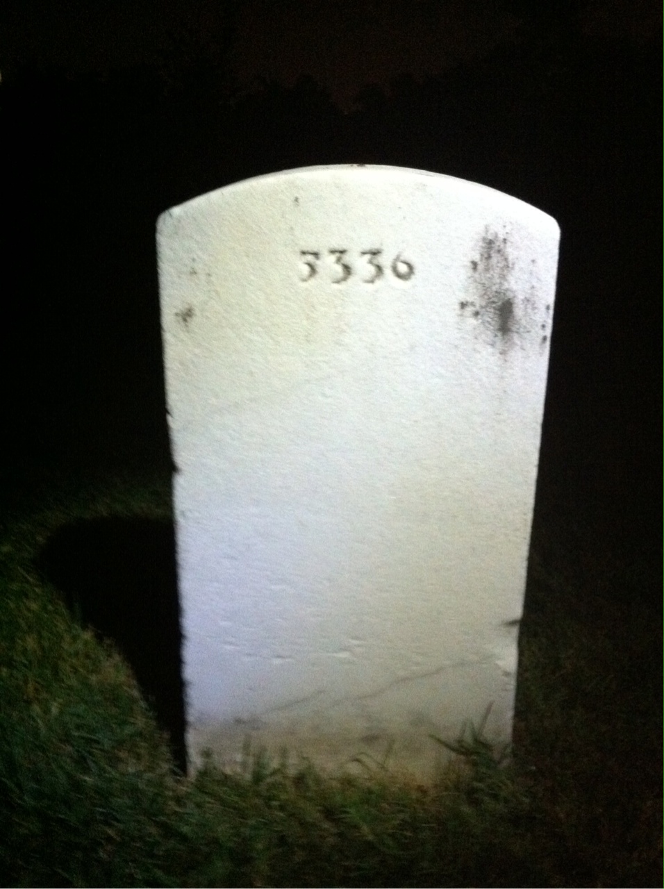 Back of headstone — Frank Mroz