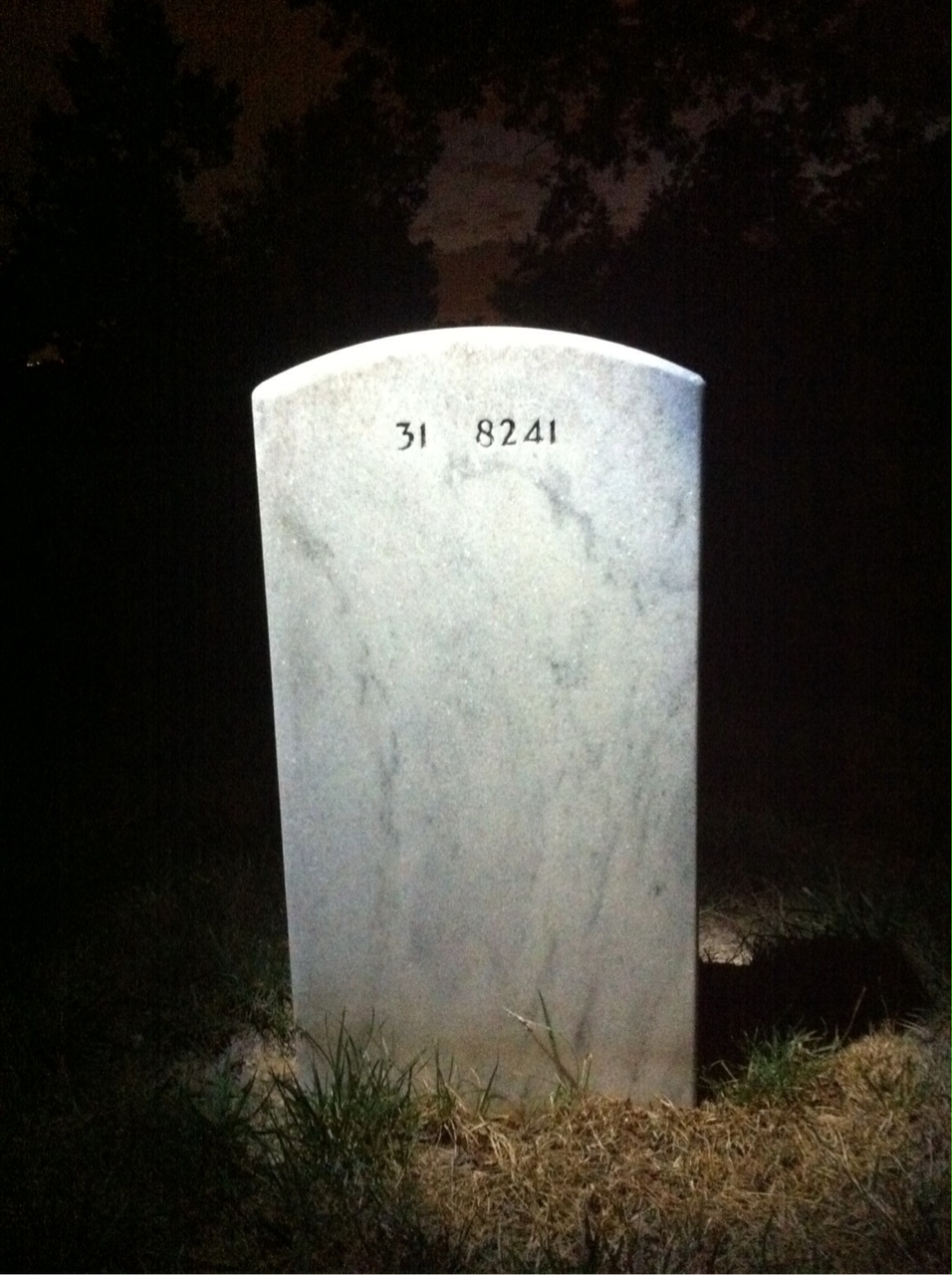 Back of headstone — Richard Giroux