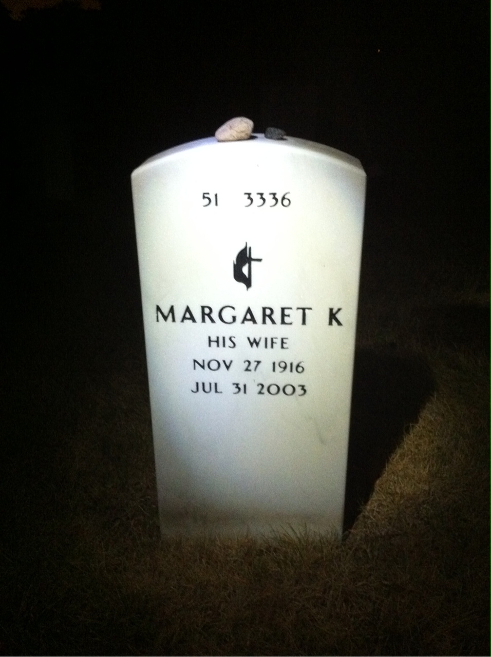 Back of headstone — Aaron Friedenwald
