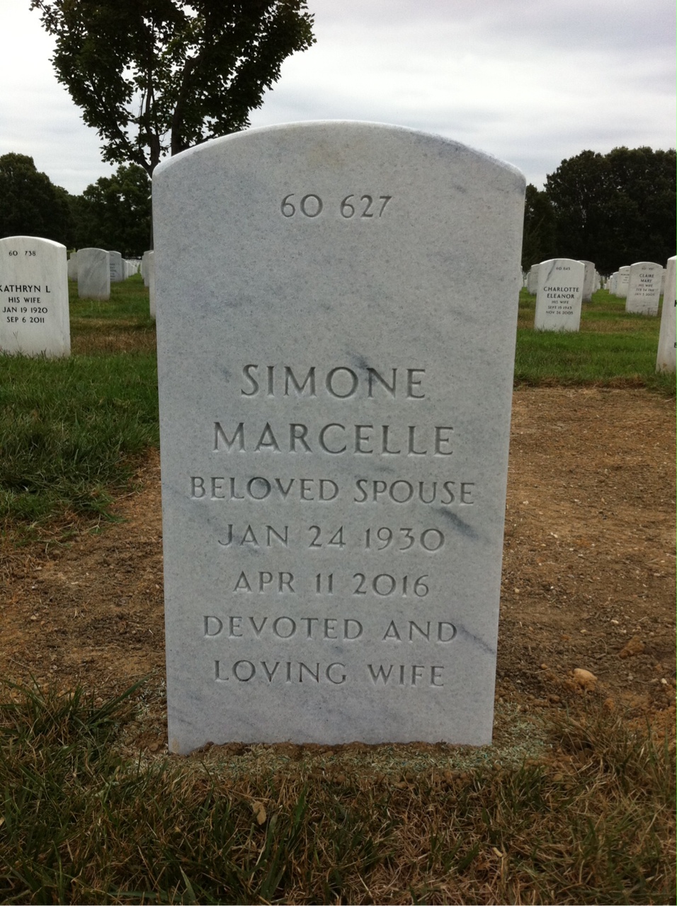 Back of headstone — Eugene Jodlowski