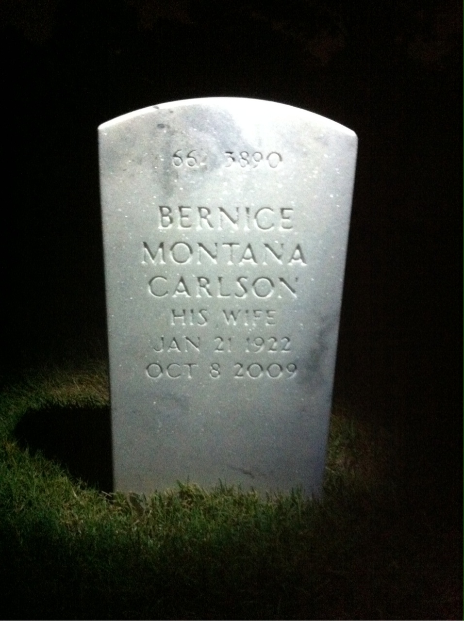 Back of headstone — Gustav Neuberg