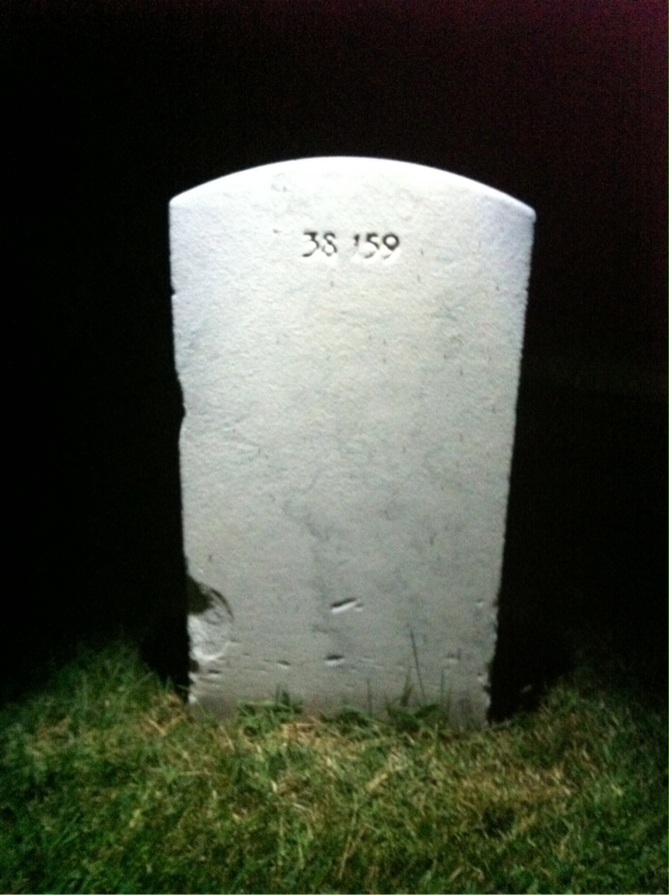 Back of headstone — Margaret Montgomery