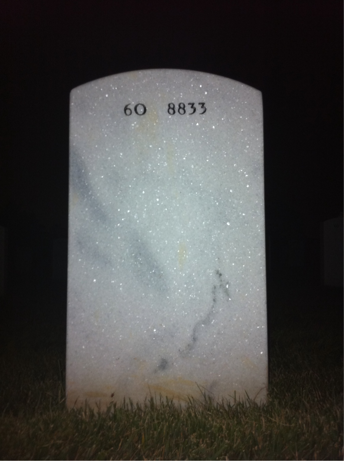 Back of headstone — Clyde Shepherd