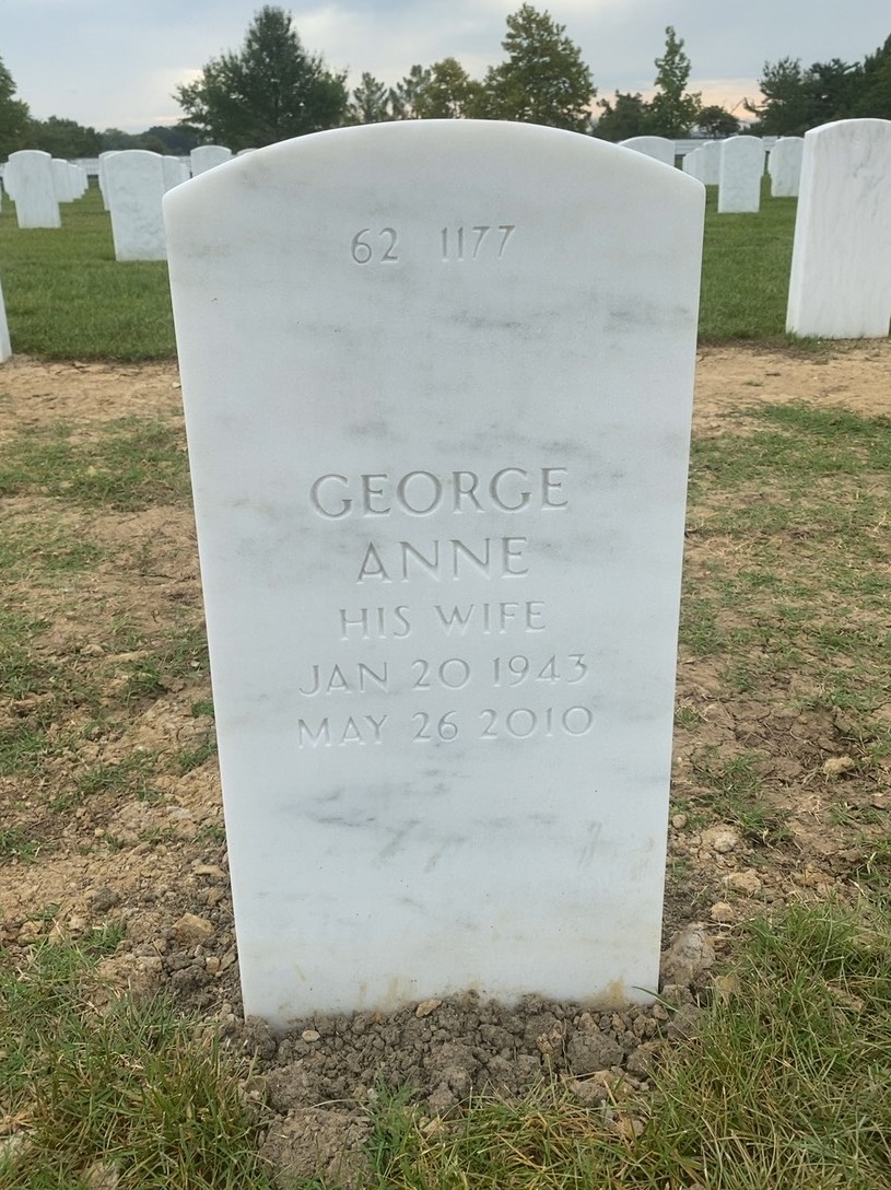 Back of headstone — Ted Bidigare
