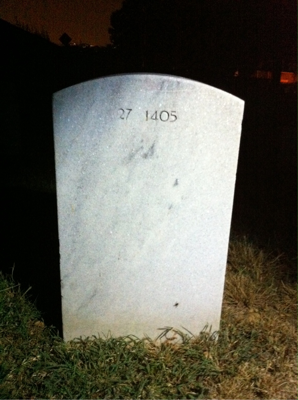 Headstone of Unknown Unknown