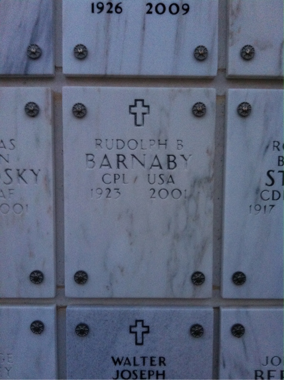 Rudolph B Barnaby