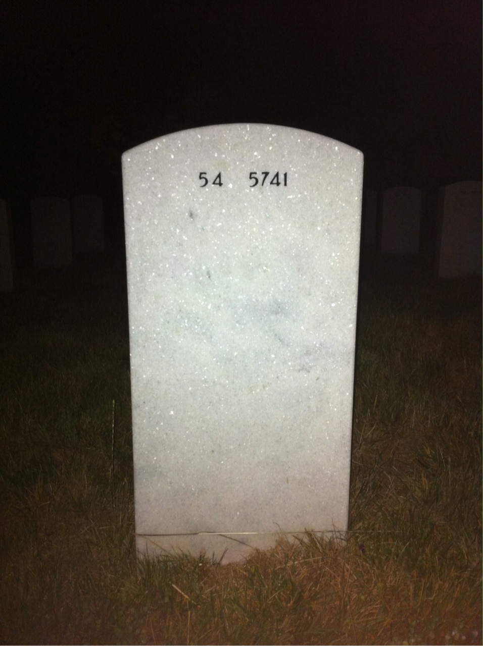 Back of headstone — Klaus Dorrstein