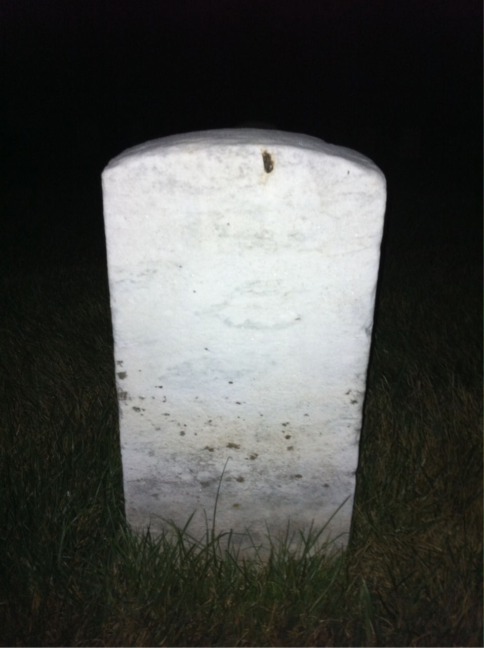 Back of headstone — James Murphy