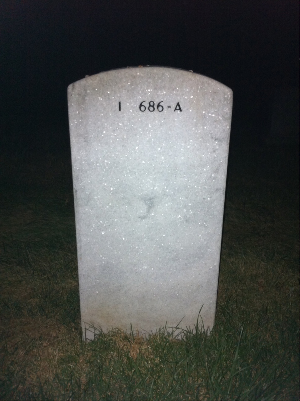 Back of headstone — Catherine Hogan