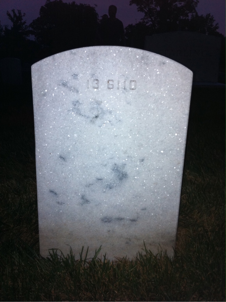 Back of headstone — Alexander Begg