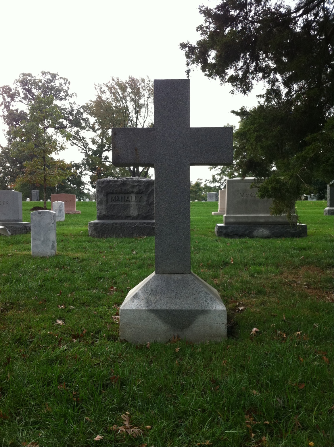 Back of headstone — Henry Moon