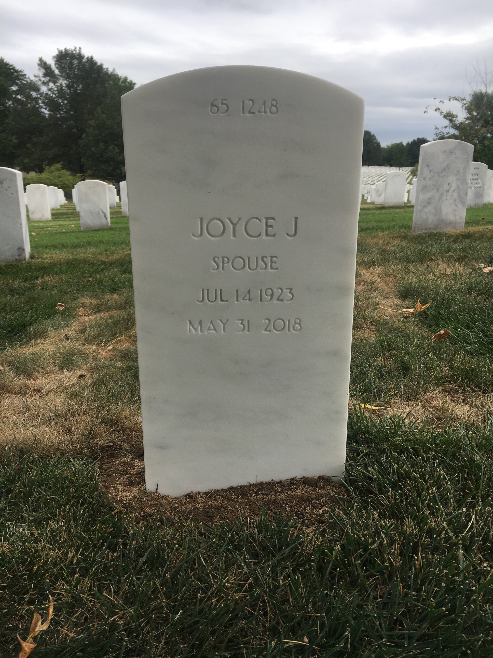 Back of headstone — William Bausser