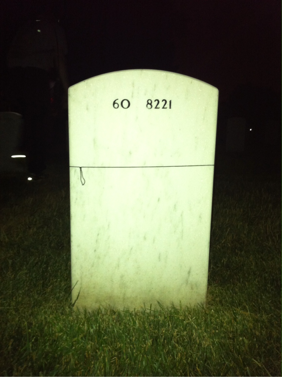 Back of headstone — James Stoddard
